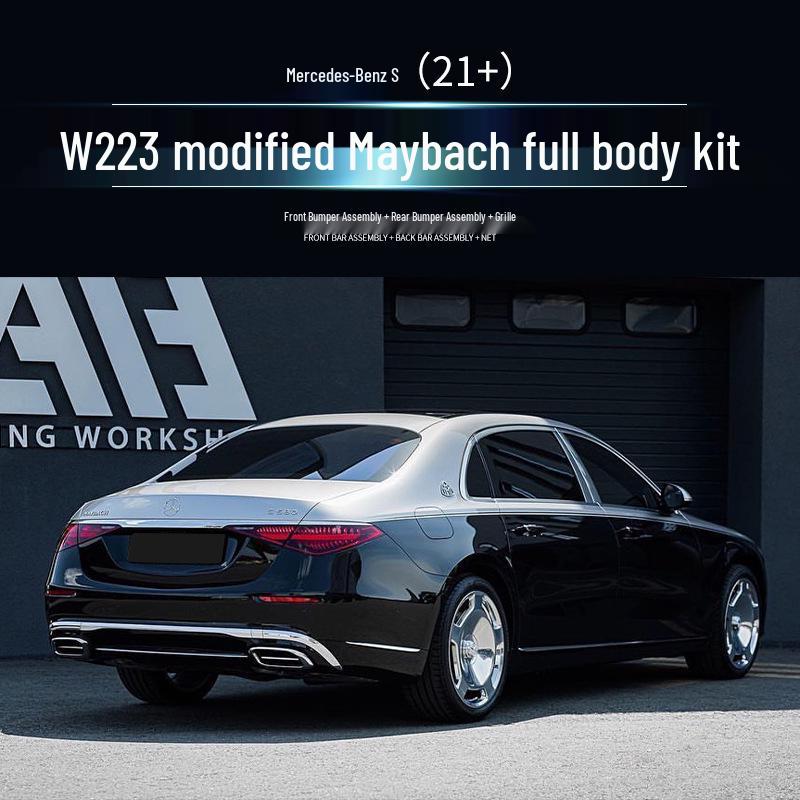 Комплект обвеса Leishuo из ABS+PP для Mercedes-Benz S-Class W223: Обновление в стиле Maybach
