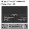 Inch HDR Mobile Monitor Lrtzcbi Thin Lightweight Touch Screen IPS Panel FHD Resolution 1920x1080 Game Monitor 60Hz Touch Function Mobile Display