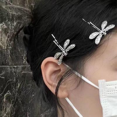Модные винтажные заколки-стрекозы, заколки для волос для женщин и девочек, головные уборы, челки, боковые аксессуары для волос