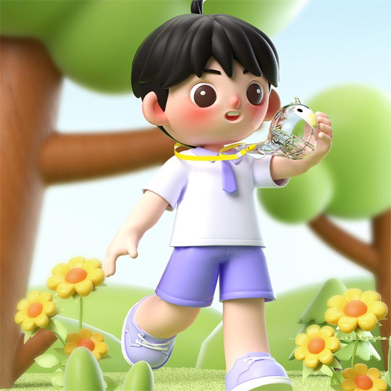 Детский водный свисток в форме птицы со шнурком, небольшой музыкальный инструмент, игрушка, устройство для подзыва птиц, образовательный подарок для детей