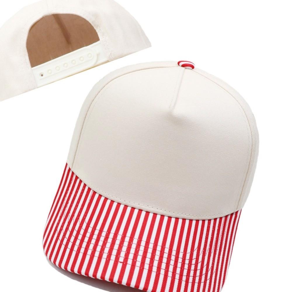 Adjustable Baseball Hats Striped Trucker Hat New Visor Cap Casual Wear