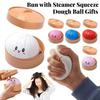 Realistic Stress Relief Squeeze Toy, Soft Squishy Steamed BunDumpling Toy, Funny Gag Gift, Decoration, Stress Relief