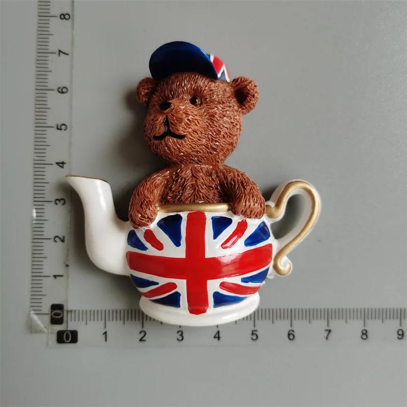 Британский Лондон Биг Бен Туризм Мемориал Англия Шотландия автобус Наклейки на холодильник Манчестер Виндзор Магнит на холодильник Коллекция Подарки