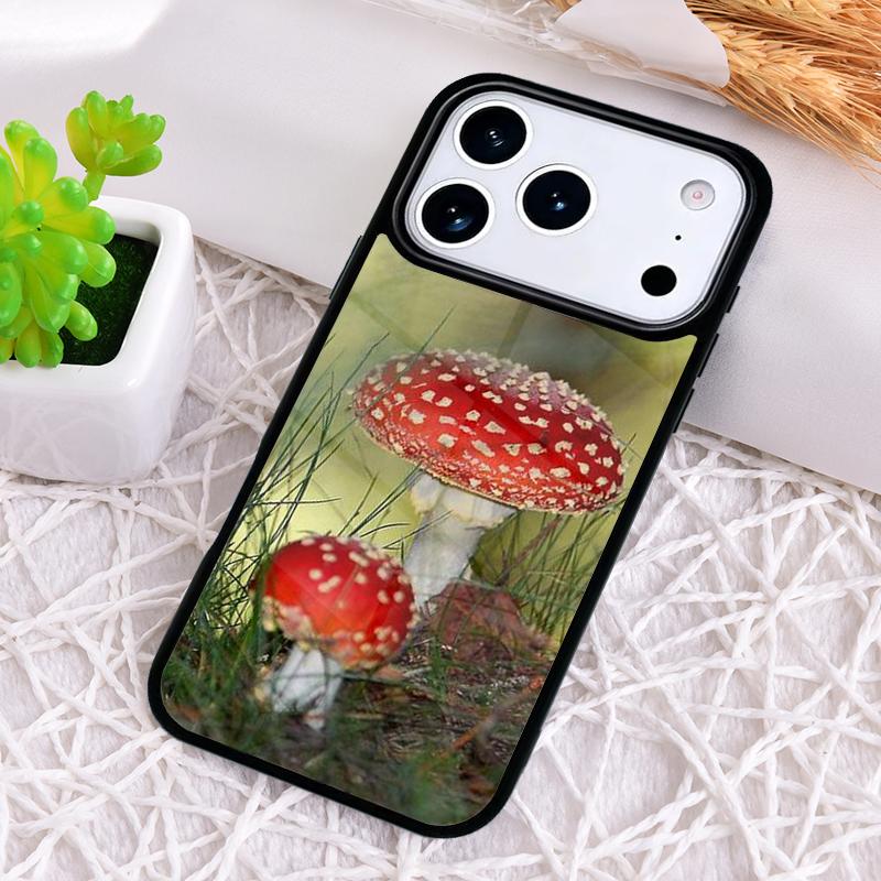 Ударопрочный чехол для телефона «Грибной Лес» для iPhone 17 Air 16e 15 11 12 14 13 Pro Max Защитная крышка Coque