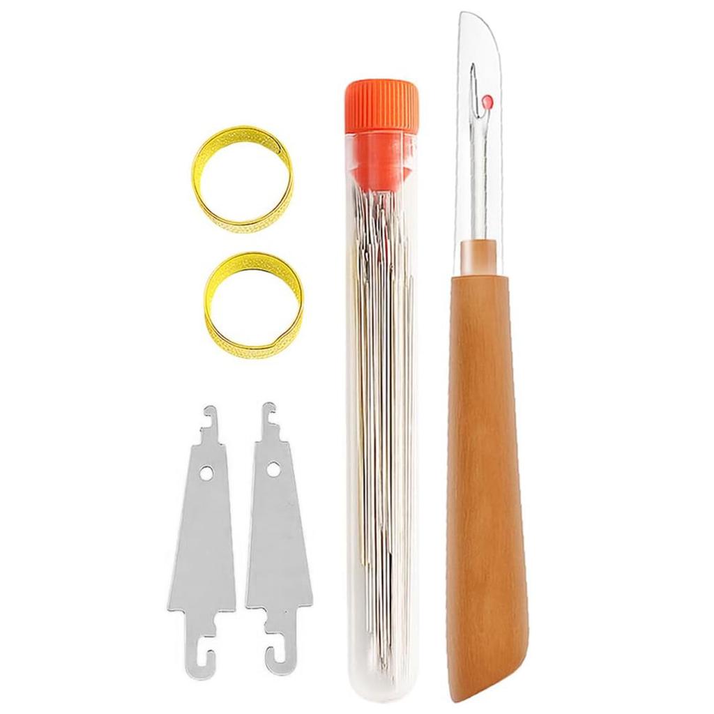 31/34/36/37 шт./набор Набор швейных инструментов Стальные швейные иглы с большим ушком Набор стальных швейных игл для начинающих Профессиональные Любители DIY