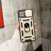 Противоударный чехол Slide Armor для телефона OPPO A7 A3S A5S A9 2020 Realme 8 Pro C3 C11 C12 C15 Narzo 20 Защитная крышка объектива камеры