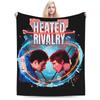 Warm Throw Blanket Picnic Heated Rivalry Blanket  Flannel Bedspread For Sofa Home Pattern Sofa Bed Cover