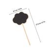Wooden Mini Garden Chalkboard Picks for Plant Labeling 20Pcs Pack