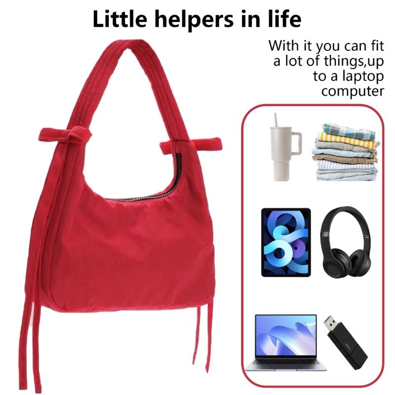 Нейлоновая сумка для женщин Повседневная сумка на молнии Кошелек Добавьте к своему образу