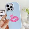 Мягкий чехол LZ20 Lips kiss для Samsung S24 Ultra S23 Plus S21 FE A16 A54 A34 A05s A06 Infinix Hot 40 30i, защитный противоударный чехол для объектива