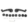 3in Black CNC Aluminum Alloy Window Winder Crank Handle Kit Fits for Chevy