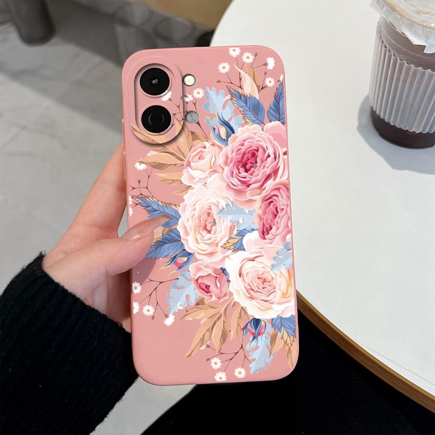 Красивый задний чехол для Tecno Spark Go 3 2 1S Pova 7 Ultra Pro Spark 40 40C 30 Чехлы для телефона Милый Авокадо Красивые Цветы Чехол Мягкий Силикон Противоскользящий Чехол
