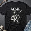 Jesus Guitar Player T-Shirt Funny Christian Music Gift For Guitarist Loud For The Lord Vintage Rock Graphic Tee