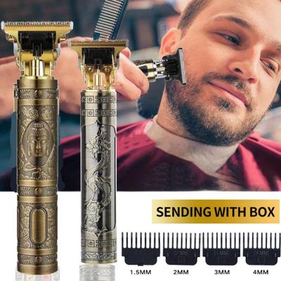 T9 электрическая машинка для стрижки волос перезаряжаемая электрическая машинка для стрижки триммер для мужчин оригинальный USB 0 мм беспроводной