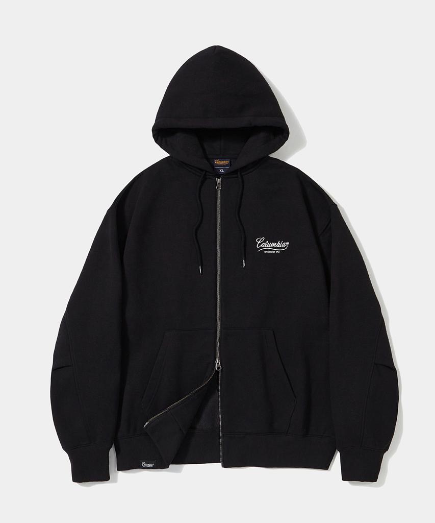 Толстовка с молнией и капюшоном Columbia University Ny Street Tail Fleece_Черная