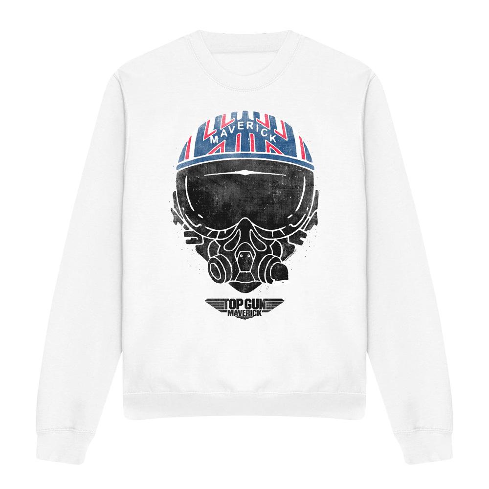 Top Gun Unisex Adult Maverick Helmet Sweatshirt
