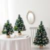 Mini Snowflake Pinecone Christmas Tree Ornament - 30/45/60cm Desktop Holiday Decoration Package