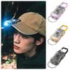 With Metal Hat Clip Mini LED Keychain 6 Modes Thumb Size Mini Keychain Flashlight  Outdoor