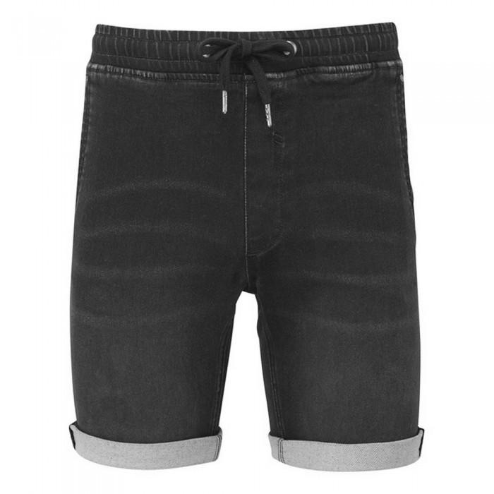 Wombat Mens Denim Drawstring Shorts