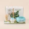 2/5/7pcs Pink Color Cat Ear Tea Bowl Ceramic Bowl Japanese Tea Whisk Matcha Tea Set  Home Brewing