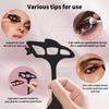 Yousheng 6Pcs/Set Eyeshadow Stencil Tool Beginner Eyeshadow Eyeliner Eyebrow Guide Helper Shaper Eyeshadow Mapping Assistant Template