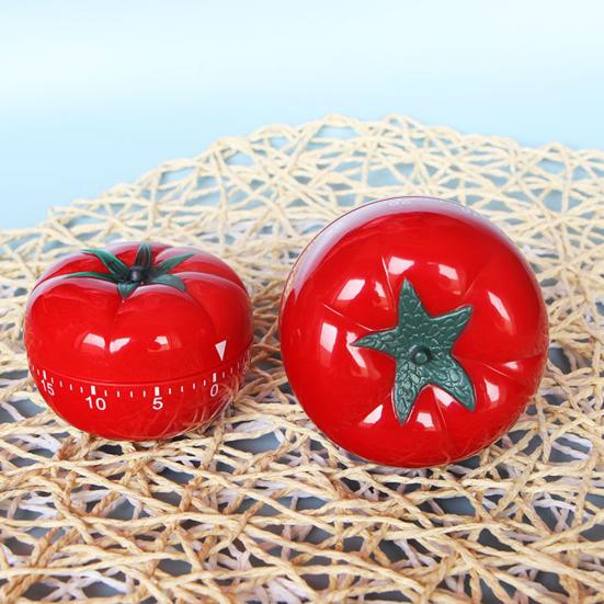 Кухонный таймер в форме помидора, напоминание, будильник, регулируемые часы обратного отсчета от 1 до 60 минут, механический таймер