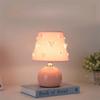 3D Butterfly Lampshade Metal Desk Lamp Metal Base Fabric Table Lamp Bedside Ambient Lamp  Bedside