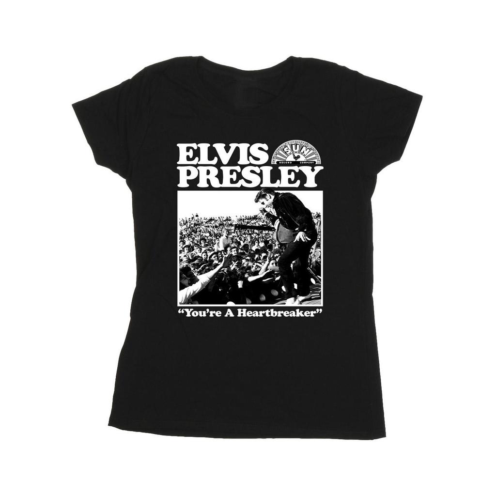 Elvis Womens/Ladies A Heartbreaker Cotton T-Shirt
