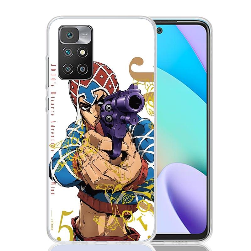 Чехол для телефона JoJo Adventure Guido Mista Для Xiaomi 14C 13C 12C 13 12 10 10A 10C 9 9A 9C 9T 8 8A 7 7A 6 6A K70 Pro K60 K40 K20 14C