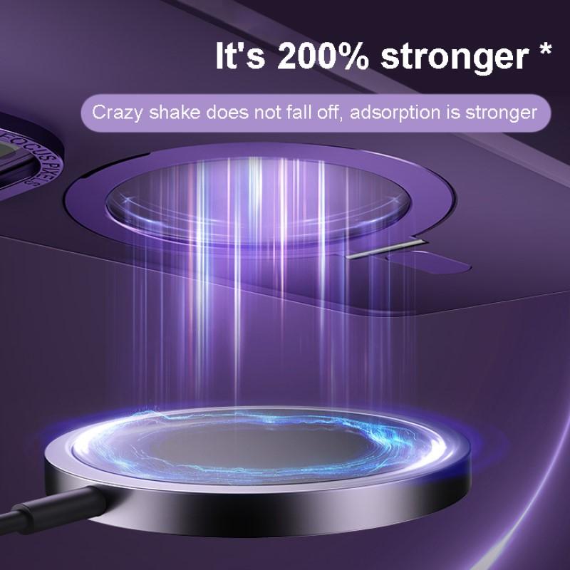 Матовый прозрачный чехол для Iphone 14 Pro Max с кольцевым держателем, магнитный чехол для телефона 11 12 13 14 Pro Max с поддержкой беспроводной зарядки