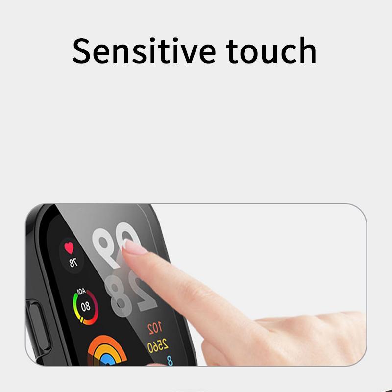 9D стеклянный чехол + ремешок для Redmi Watch 3 Active PC, твердый чехол, защитная пленка для экрана, браслет для Xiaomi Redmi Watch3 Lite, аксессуары