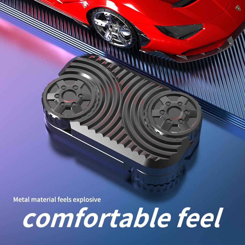 Wheel Edc Push Slider Poker Card Metal Finger Gyro Desk Fidget Toys Adhd Anxiety Relief Decompression Games For Adults Gifts