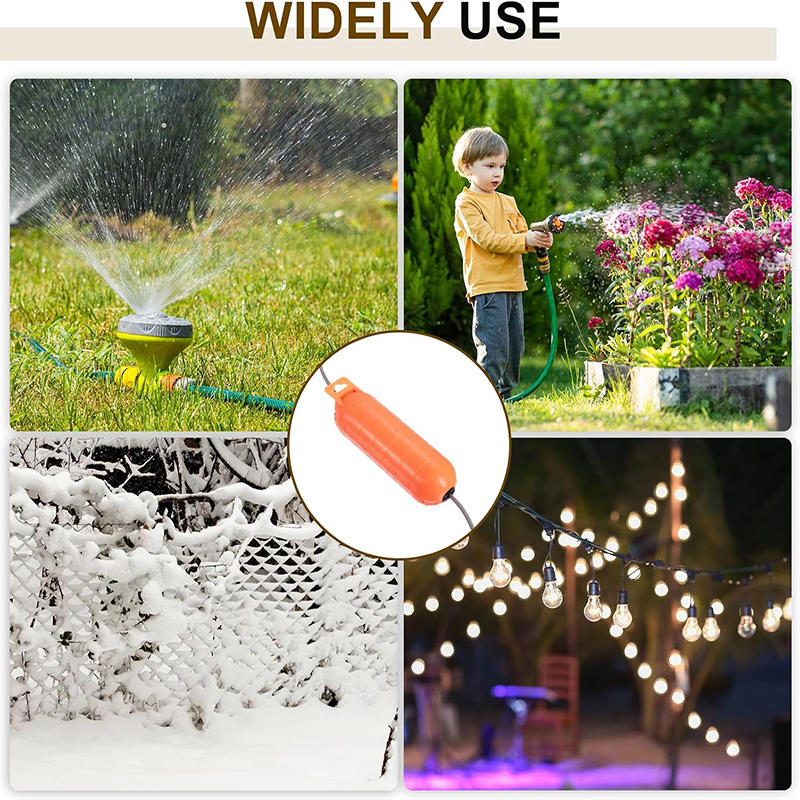 Outdoor Waterproof Electrical Junction Box - IP65 Rated Plastic Enclosure for Garden Security Light Sensor Wire Connection