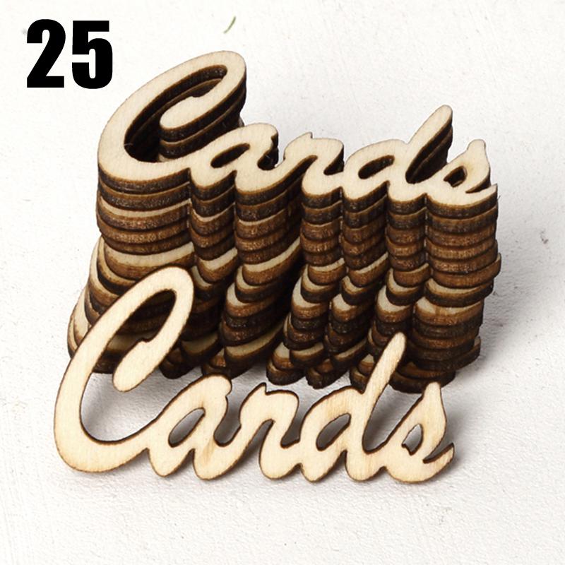 15 шт. украшения для дома, деревянные птицы, поделки для жениха, сделай сам, настольные конфетти, разбросанные любовные семейные письма