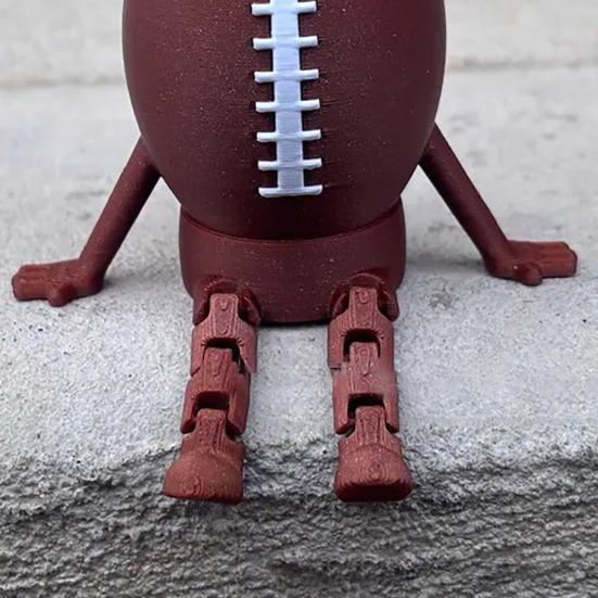 Tennis Model Ornament Golf Basketball Soccer Baseball Ball Figure Articulated Legs Display Model Office Desk Accessory