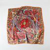 Silk scarf shawl headscarf Pace satin sunscreen printing colorful scarf women's 91 square scarf satin imitation silk