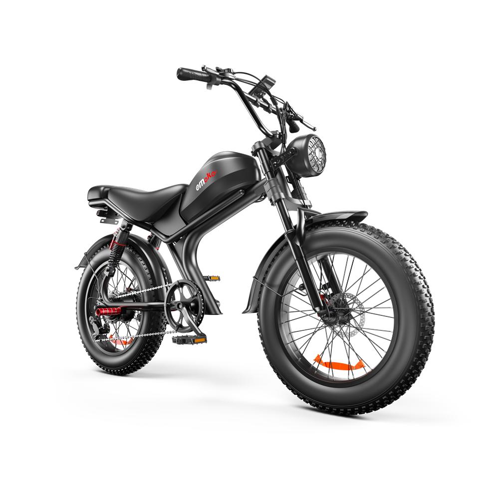 Emoke C93 48V 20AH съемная батарея 20 * 4,0-дюймовая шина гидравлический тормоз 7 скоростей 50 км/ч городской электровелосипед