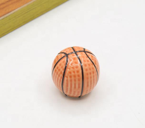 Ball Type Ceramic Porcelain Drawer Knobs Football Cabinet Pulls Decorative Kitchen Cupboard Furniture Hardware Handles