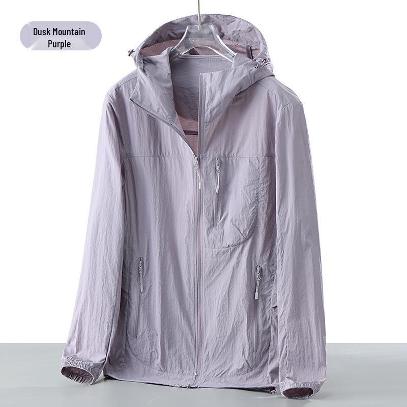 Новая легкая ветрозащитная куртка с защитой от солнца – Дышащая, свободного кроя для летних видов спорта на открытом воздухе