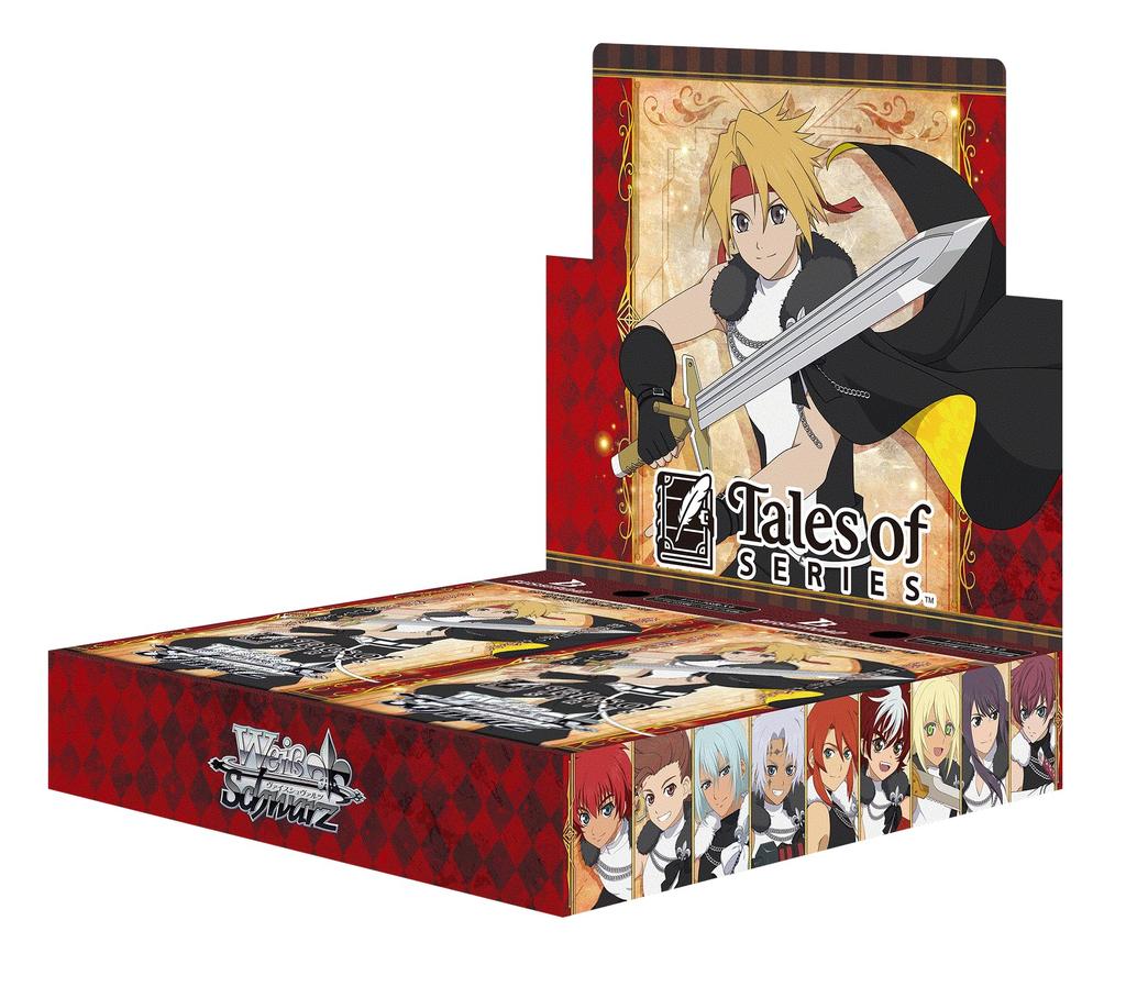 Коробка бустеров Weiss Schwarz Серия "Tales of" 12 пачек