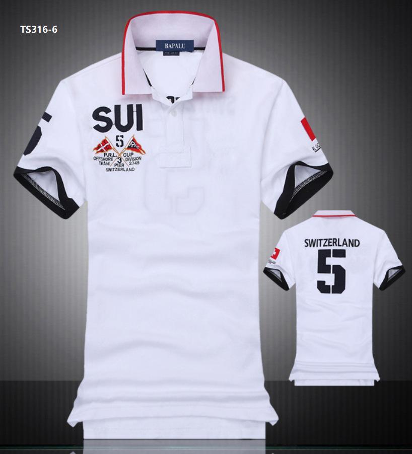 Мужские летние мужские рубашки поло с вышивкой, с коротким рукавом, для отдыха, спорта, свободные, больших размеров