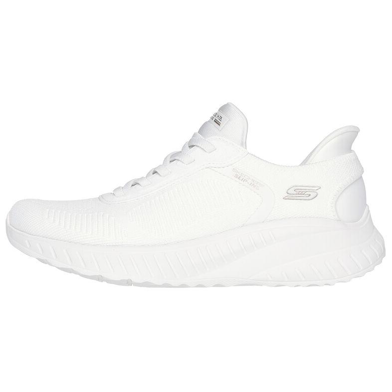 Skechers Bobs Squad Хаос Удобные Универсальные Низкие Повседневные Кроссовки Женские Off-White 117497-OFWT
