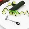 Professional Handheld Spirals Vegetable Slicers Stainless Steels Manual Rotating Cutter For Carrots Cucumbers Potato