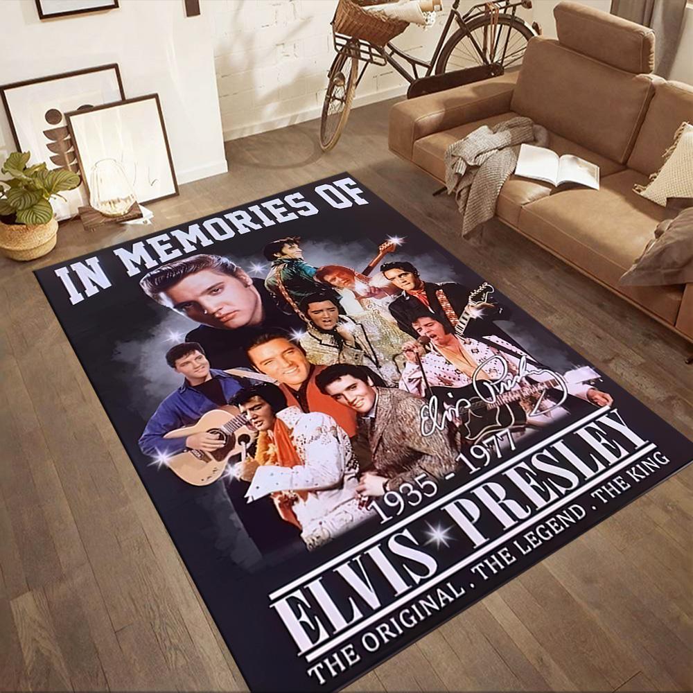 Elvis Area Rug Suitable For Playrooms Hallway Balcony Entryway Antislip Rug Office Home Decor Perfect Gift For Friends Family