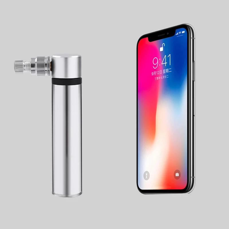 Portable Mini Bike Bicycle Pump Aluminum Alloy Cycling Hand Air Pump Ball Tire Inflator Schrader Presta Valve MTB Road Bike Pump