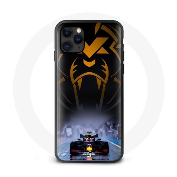 Чехол - Maniacase - iPhone 13 Mini - Формула 1 Себастьян Феттель - Черный - Гибкий