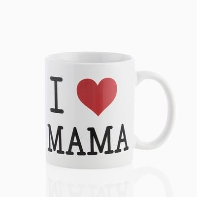 Кружка с надписью I Love Mama кружка мамы подарок маме