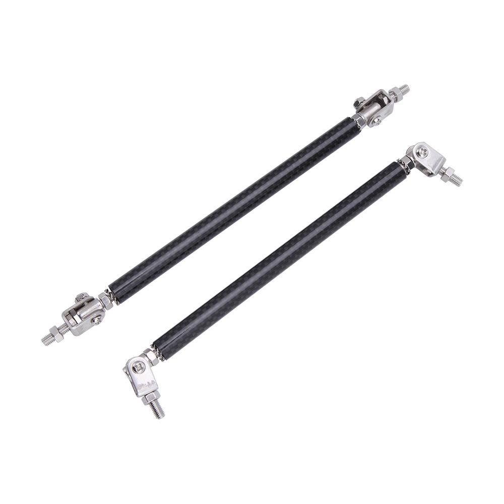 2 шт. универсальный регулируемый передний бампер, разделитель губ, стойка, опорная стойка, спойлер для гонок, 15/20 см, передний и задний бампер автомобиля