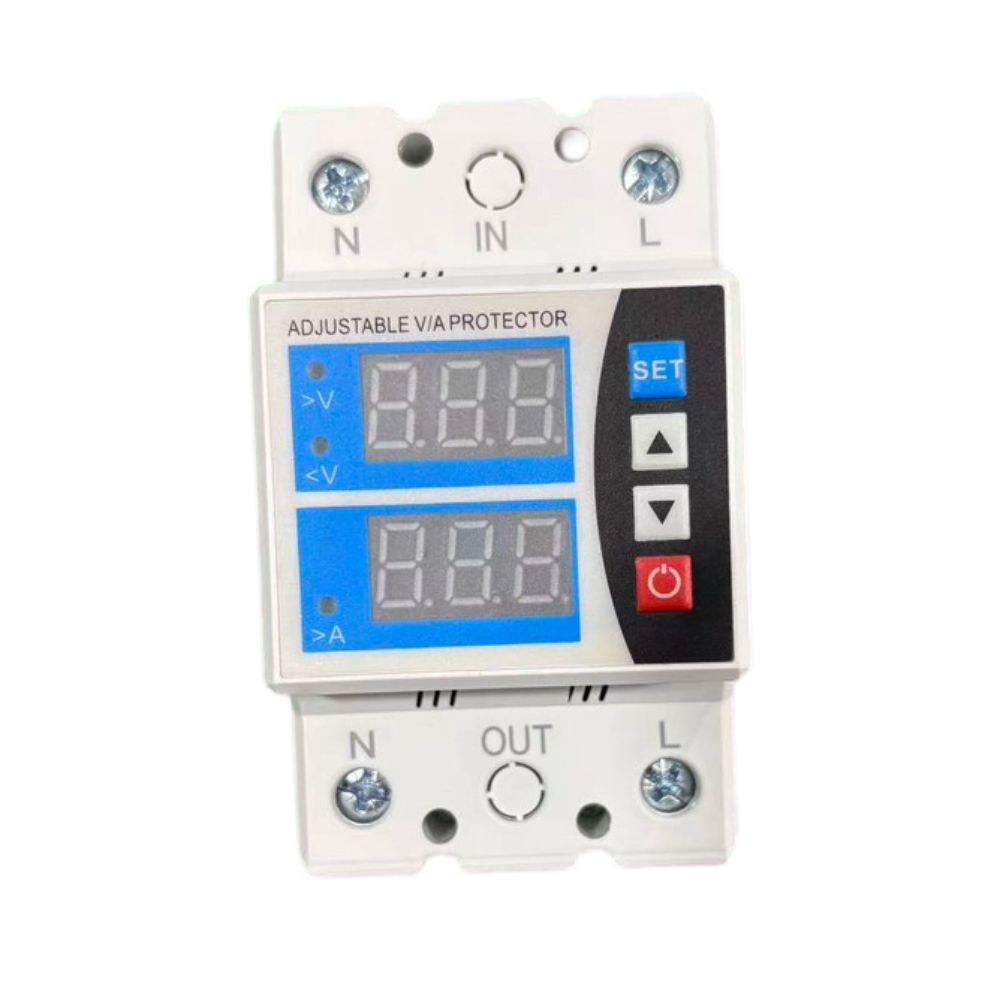 Two Display Voltage Protective Device Self Resetting Current Limit Protector Circuit Safety
