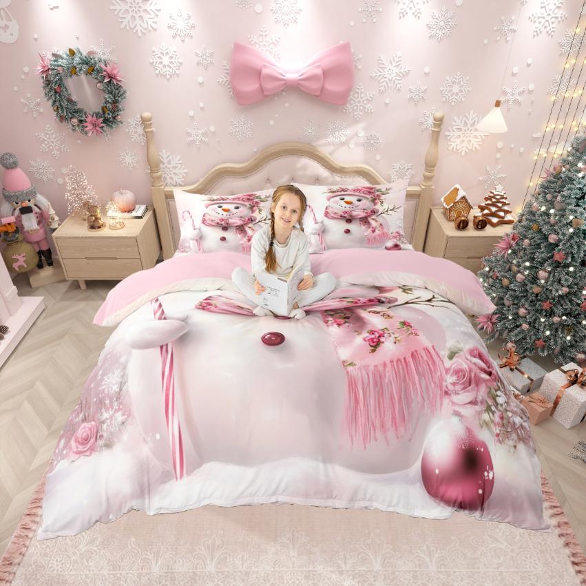 Комплект пододеяльника Homewish Kawaii Пряничный человечек, Комплект пододеяльника Пряничный домик, Десертный радужный комплект постельного белья для девочки, мальчика
